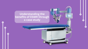 Patient receiving ESMR non-invasive shockwave therapy