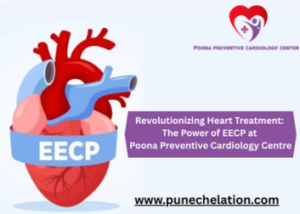 EECP cuffs inflating on patient legs to improve heart blood flow